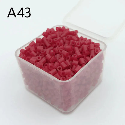 2.6mm Mini Beads/1200pcs/Box Packing Hama Beads Easy to Store For Kids Perler Iron Beads Fuse Handmade Gift Children Toy
