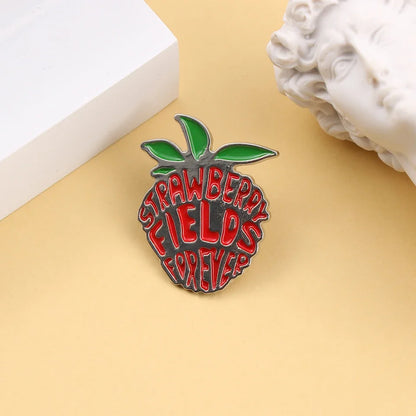 Shmik Funny Rock and Roll Band Enamel Pin Punk Letters Badge Album Collection Jewelry Gift for Music Fans