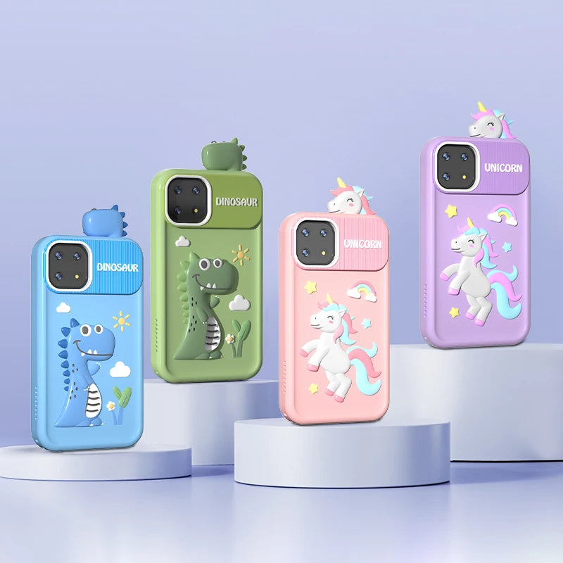 Kids 4G Smart Desktop Phone with 2.8 Inch Touch Screen Toy Camera Learning Toy for Beads for Kids for Phone case