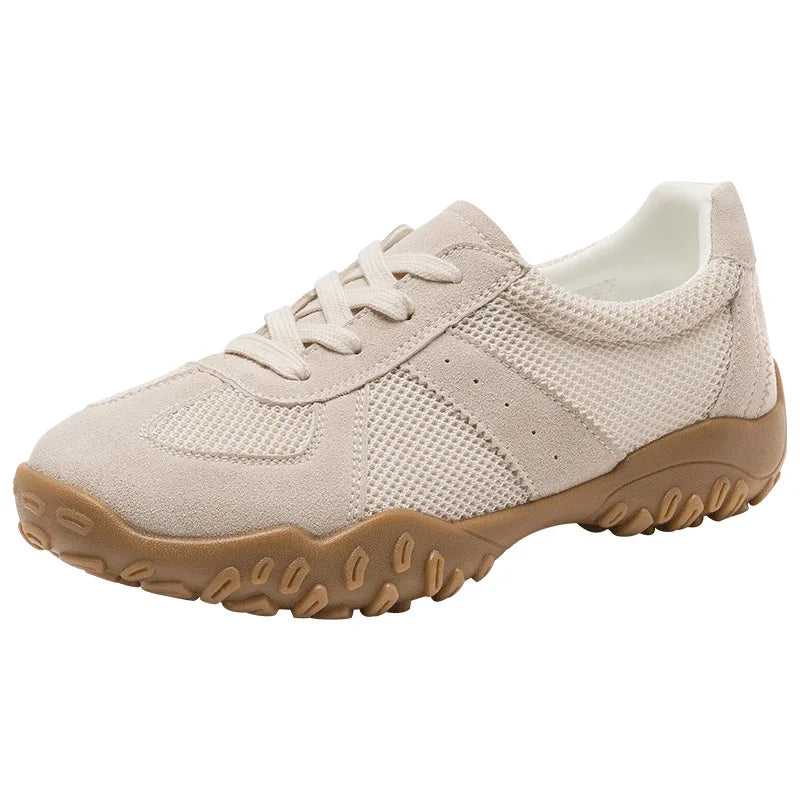 Thick-Soled German Training Women 2026 Autumn Versatile Sports Shoes Fashionable Soft-Soled Breathable Mesh Forrest Gump Shoes