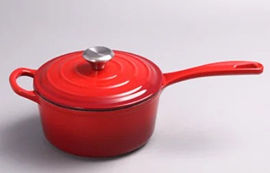 Beyond Classic Design Cast Iron Casserole Dish Enamel Coated Shallow Sea with Durable Metal Construction