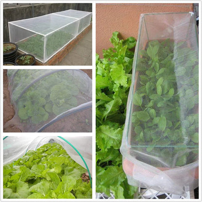 Garden Netting, Plant Covers Net Ultra Fine Mesh Protection Netting for Greenhouse Row Cover Raised Bed Barrier