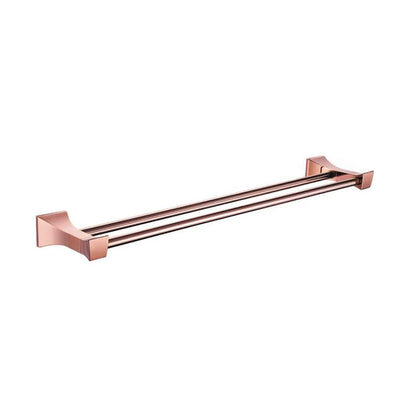 Rose Gold Bathroom Towel Rack Set Wall Mount Bathroom Accessory Set