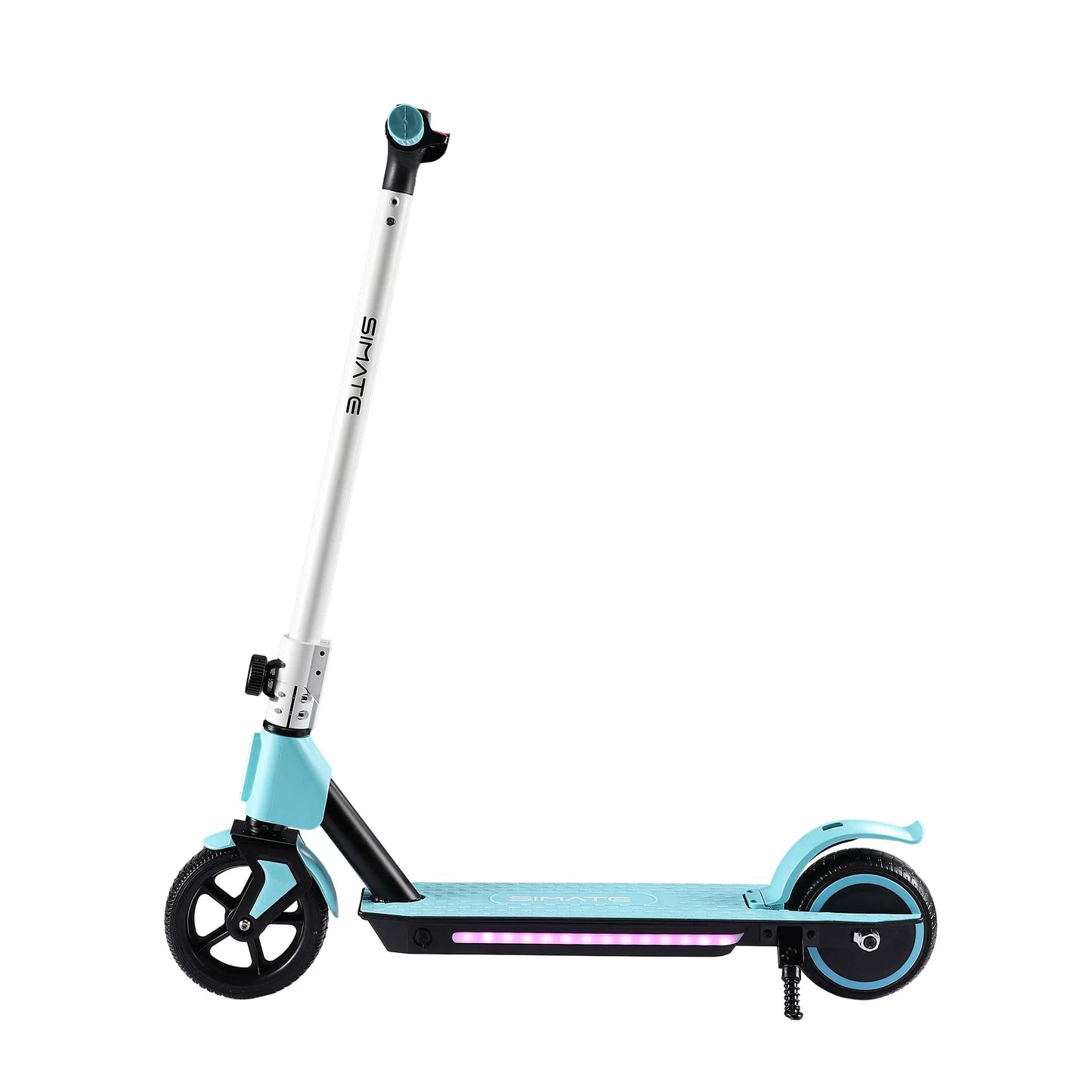 Simate S2 LED Anzeige Kinderroller Bunte Lichter Elektro-Kinderfahrzeug Metal Blue/Pink/Black Farben Fr Kinder Im Alter Von