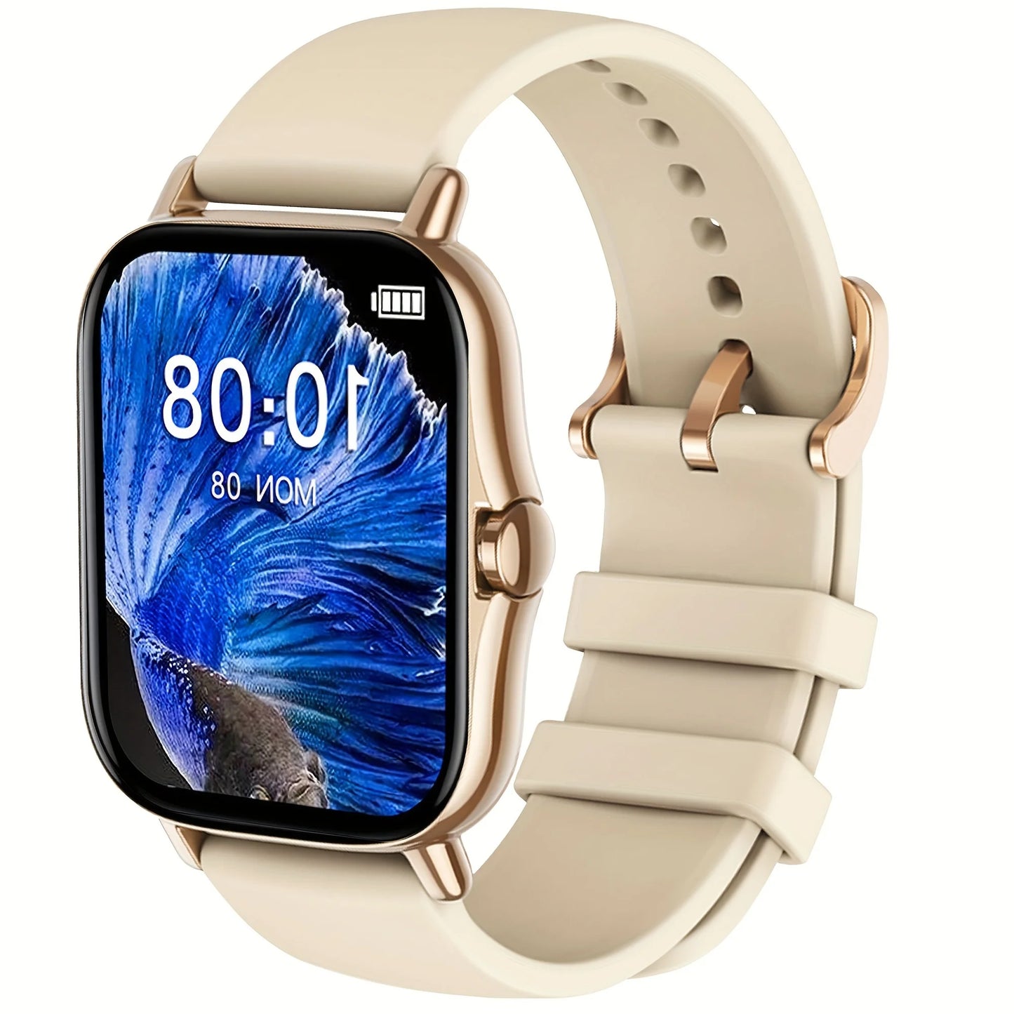 New Fashionable Smartwatch, Compatible with IPhone/Android Phones, Information Phone Reminders, Built-in Microphone for High