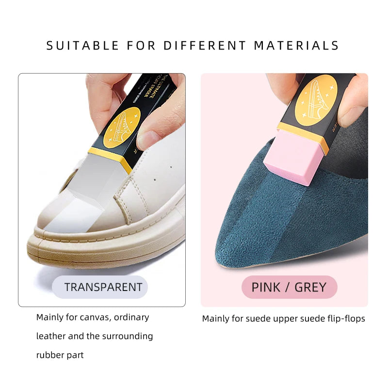 Shoe Care Cleaning Eraser Portable Sneaker Eraser Wash Free Shoe Stain Cleaner Rubber Block Shoe Brush Stain Remover Eraser