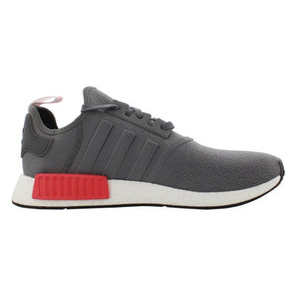 For Originals NMD_R1 MSS-BD7730 Men's Running Shoes Grey Four/Grey Four/Shock Red | 100% Authentic