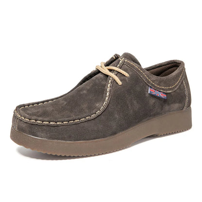New Styles Wholesale High Quality Loafer Suede Shoes Leather Casual Slip-on Man Boots England Design Low Price Factory Flat