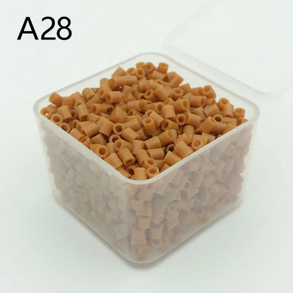 2.6mm Mini Beads/1200pcs/Box Packing Hama Beads Easy to Store For Kids Perler Iron Beads Fuse Handmade Gift Children Toy