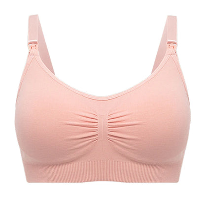 plus Size Seamless Nursing Bra for Women Breathable Maternity Push up Front Closure Underwear Adjustable Straps Wire-Free