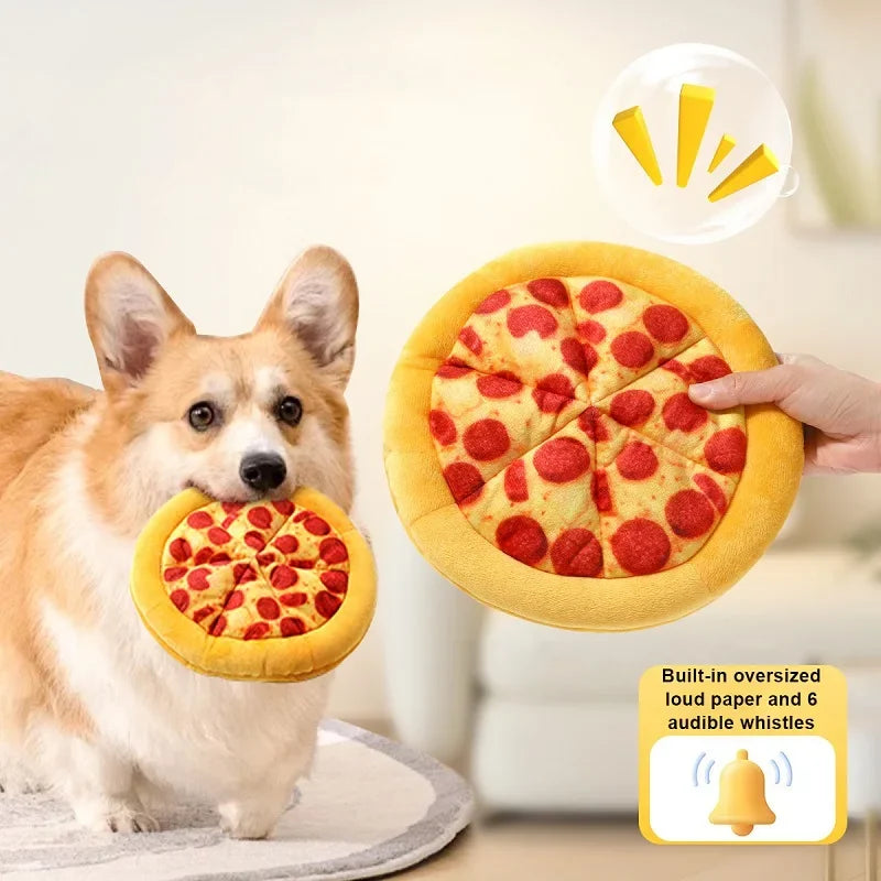 US LOCAL STOCK Hiphoppet  Squeaky Dog Plush Toy Dogs Chew Toys for Interactive Play Fun Crinkly Soft Interactive Plush Toys