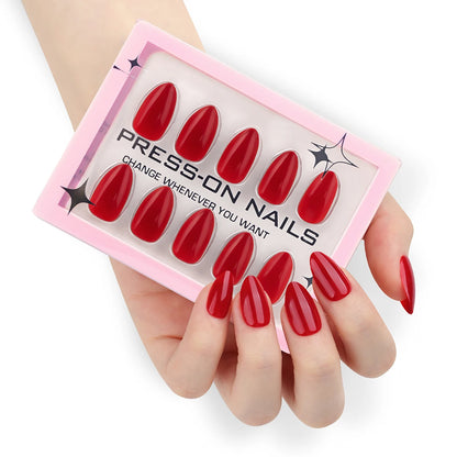 Solid Color press on nails wholesale short fake nails high quality false nails acrylic pmma  custom label Drop Shipping