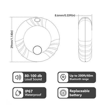 Smart Anti-Lost Pet Tracker Mini GPS Dog Cat Collar with Waterproof Lock Kids Friendly Baby Anti-Lost Device
