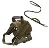Adjustable Explosion-proof Outdoor Pet Tactical Service Dog Training Harness Vest Set with PVC Grip Handles