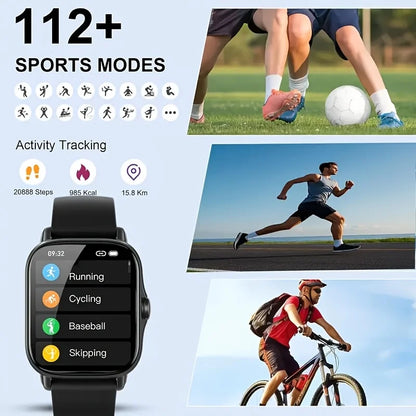 New 2026 Smartwatch, Unisex, Wireless Calling/Dialing, Multiple Sports Modes, Call Reminder and Rejection, Message Notification