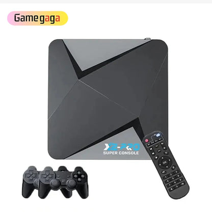 Yo Super Console X2 Pro Game Box 4K HD Output Retro Video Game Console With Android TV Box for Gaming Kids Gift