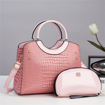 Bags Women Handbags Ladies Trendy Products Pu Leather Handbag Set for Lady Tote Bag