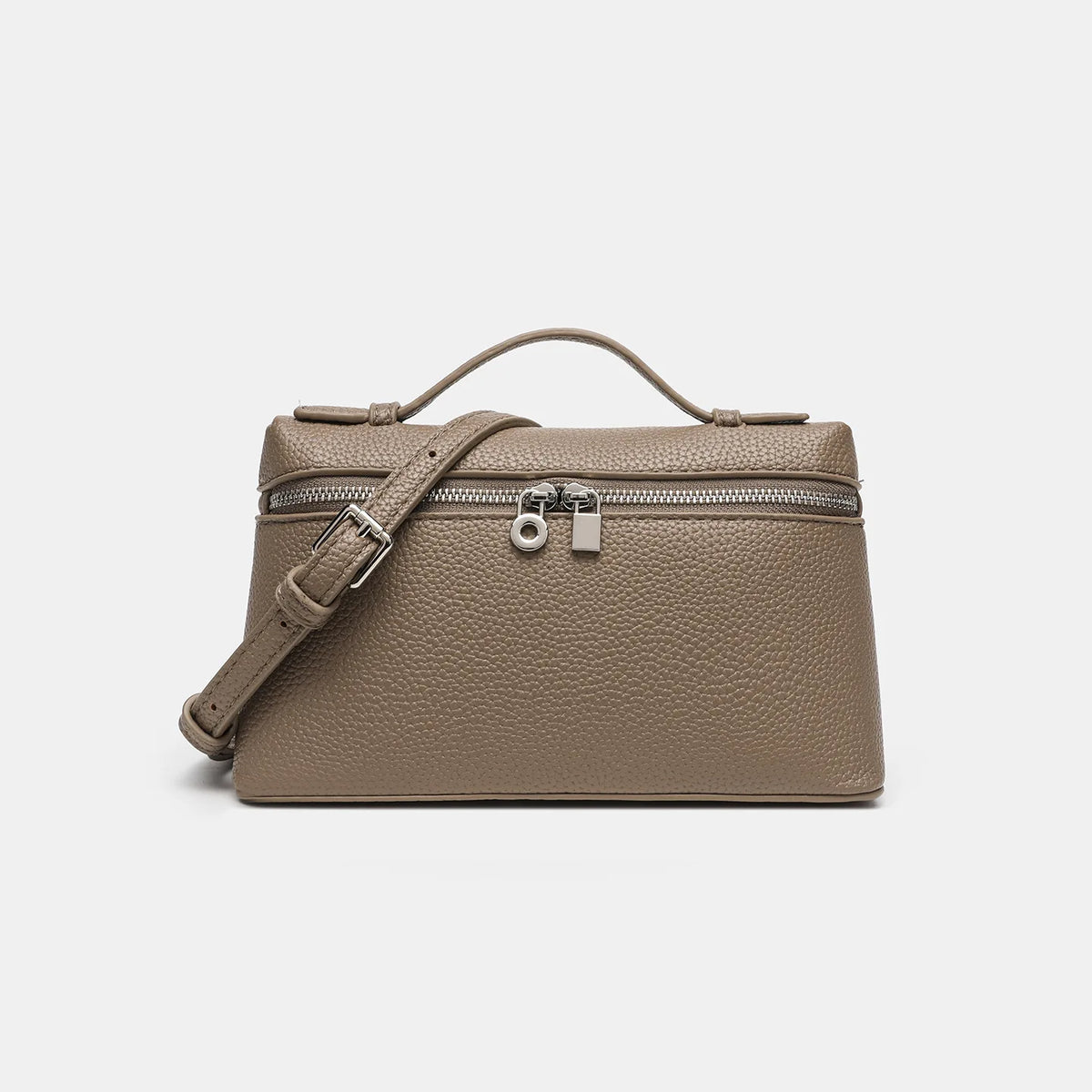 Factory Outlet 2025 New LP Bag L19 Lunch Box Single Zipper PU Small Shoulder Crossbody Portable Simple Fashion Gigi Same Style