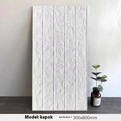 High - Durability Foshan 300X600 White Concave Enamel Cultural Stone Tiles for Villa Exterior Walls and Courtyard Walls