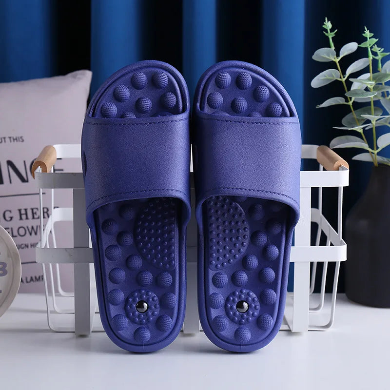 Greatslides Yellow Massage Slippers,Women Flat Bedroom Slippers Custom Logo Slides Sandals Manufacturer