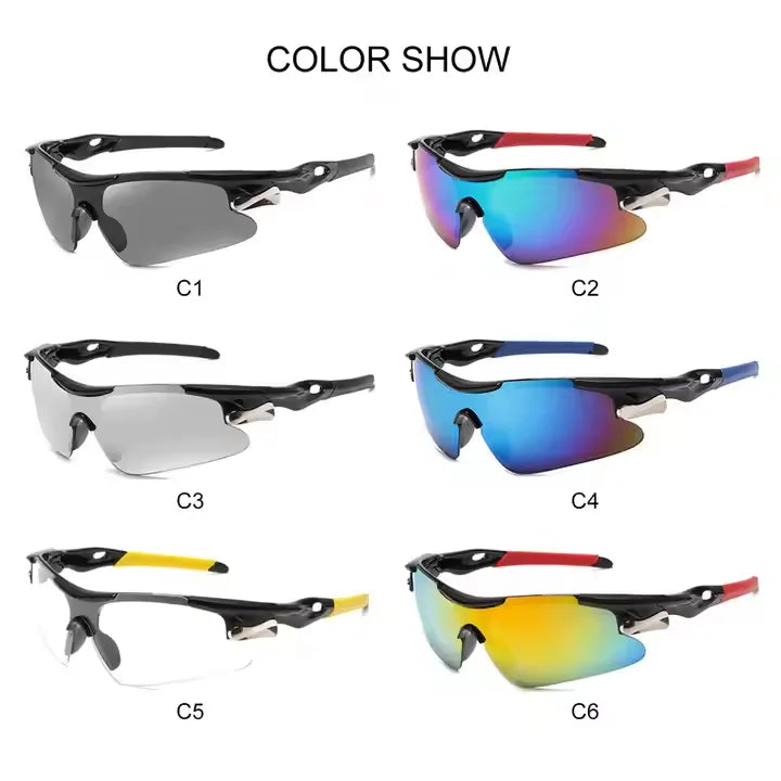 Wholesale Custom Logo Polarized PC Material Sports Goggles for Men and Women UV 400 Windproof Outdoor Bicycle for Children