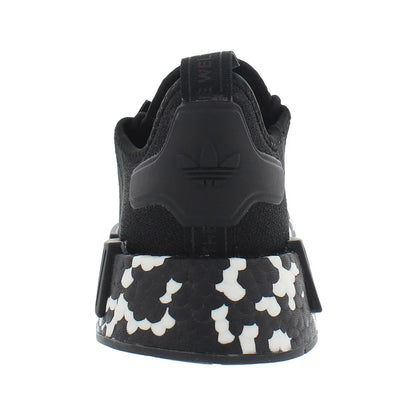 For NMD_R1 Men's Knit Sneakers Core Black/Cloud White Spring and Summer | 100% Authentic Made in Vietnam Model MSS-GZ4306