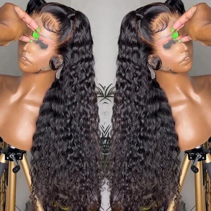 13x6 Transparent Loose Wave Brazilian Indian Virgin Human Hair Wig Lace Front Glueless Natural Wholesale Vendor for Black Women