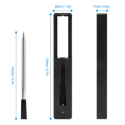 Meat Food Steak Thermometer Wireless Digital Bluetooth Barbecue Accessories for Oven Grill BBQ Smoker Kitchen Sous Vide Cooking
