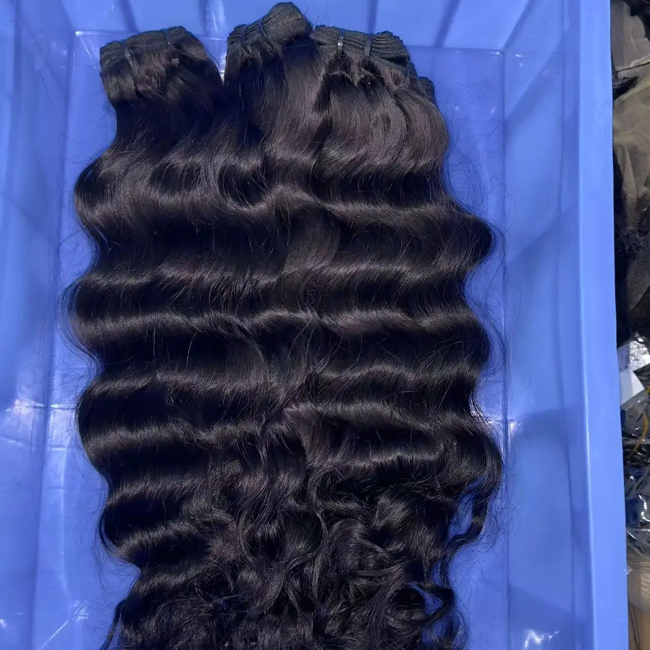 Wholesale Straight Unprocceed Double Raw Hair Bundle Top Grade High Quality Virgin Cuticle Aligned Colored Human Hair Bundle