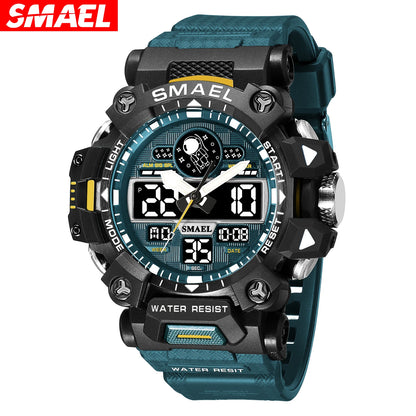 NEW Style SMAEL 8078 Electronic Watches Men's Student Watch Outdoor Sports Luminous Multi-function Quartz Digital Watch Relojes