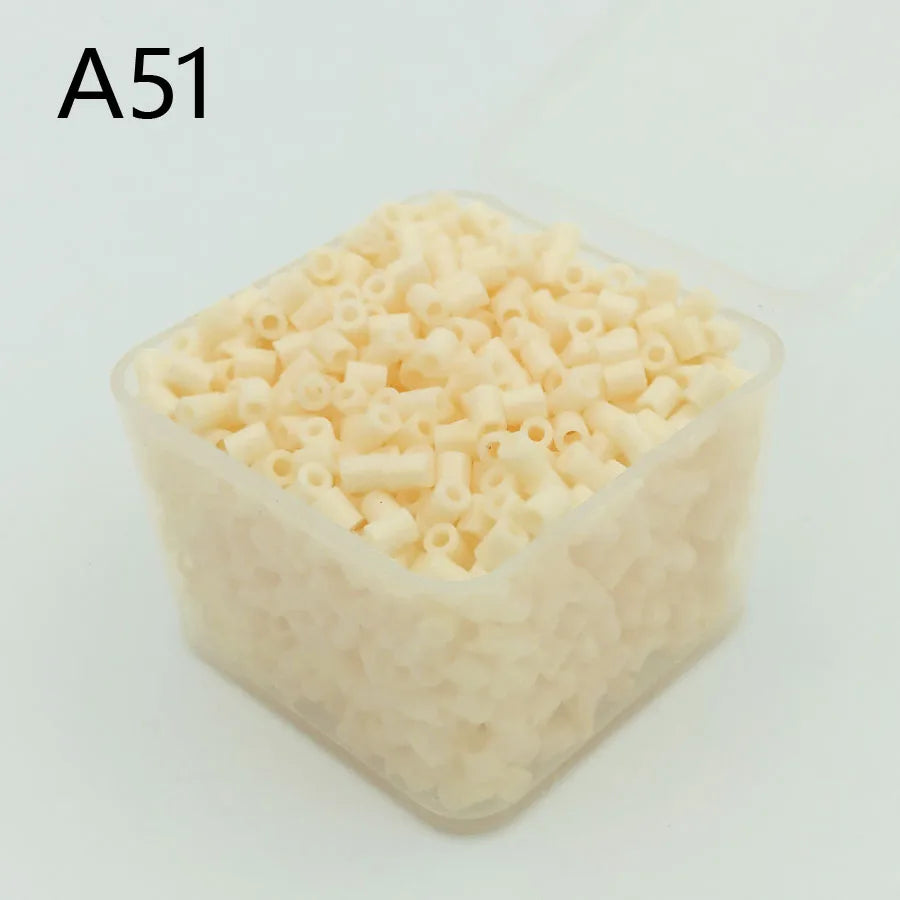 2.6mm Mini Beads/1200pcs/Box Packing Hama Beads Easy to Store For Kids Perler Iron Beads Fuse Handmade Gift Children Toy