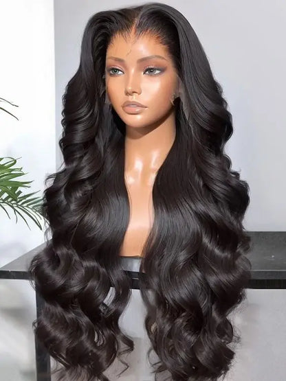 5x5 Raw Indian HD Wig  Human Hair Lace Front ,Glueless Full Lace Front Wigs, Brazilian Deep Curly Body Wave Wig for Black Women