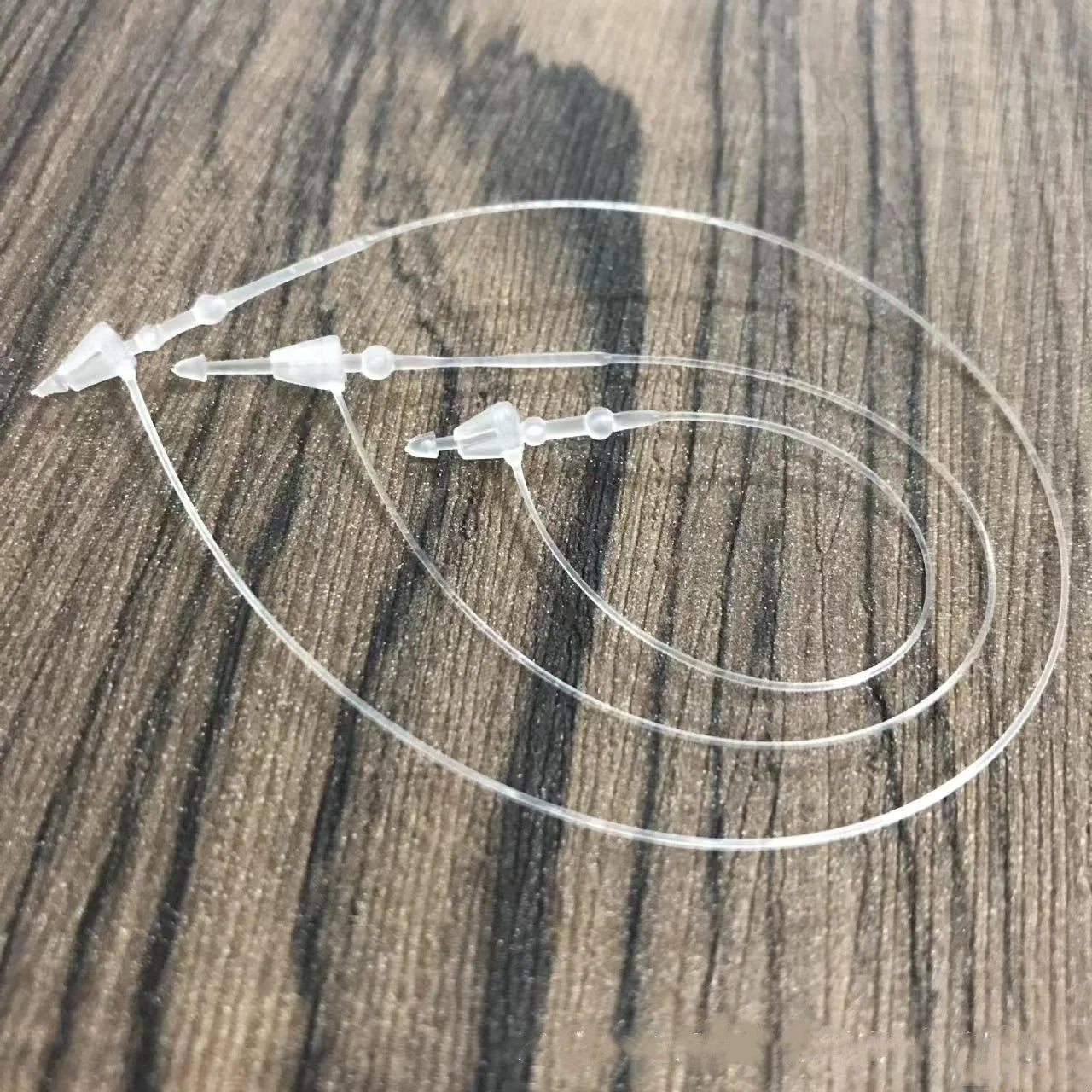 hang Tag Snap Lock Pin Security Loop hang Tag String 5 Inch Plastic Safety Black Loop Lock Tag Pin Custom Enamel Blue Metal