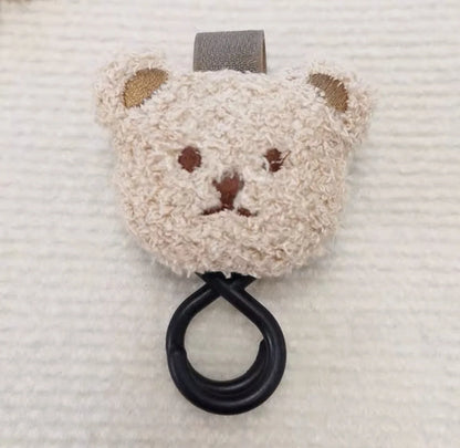 Korean Wind Bear Design Universal Stroller Hooks Mommy Handbag Hooks for Baby Supplies