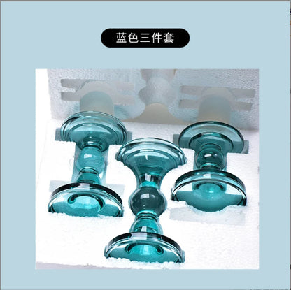 Candles Jars Glass Tall martini Glass Candle Sticker  Glass Candle Holders