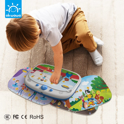 Hotsale Product Kids Early Learning Laptop Activities Sight Words Story Music Machine Children Educational Cognitive