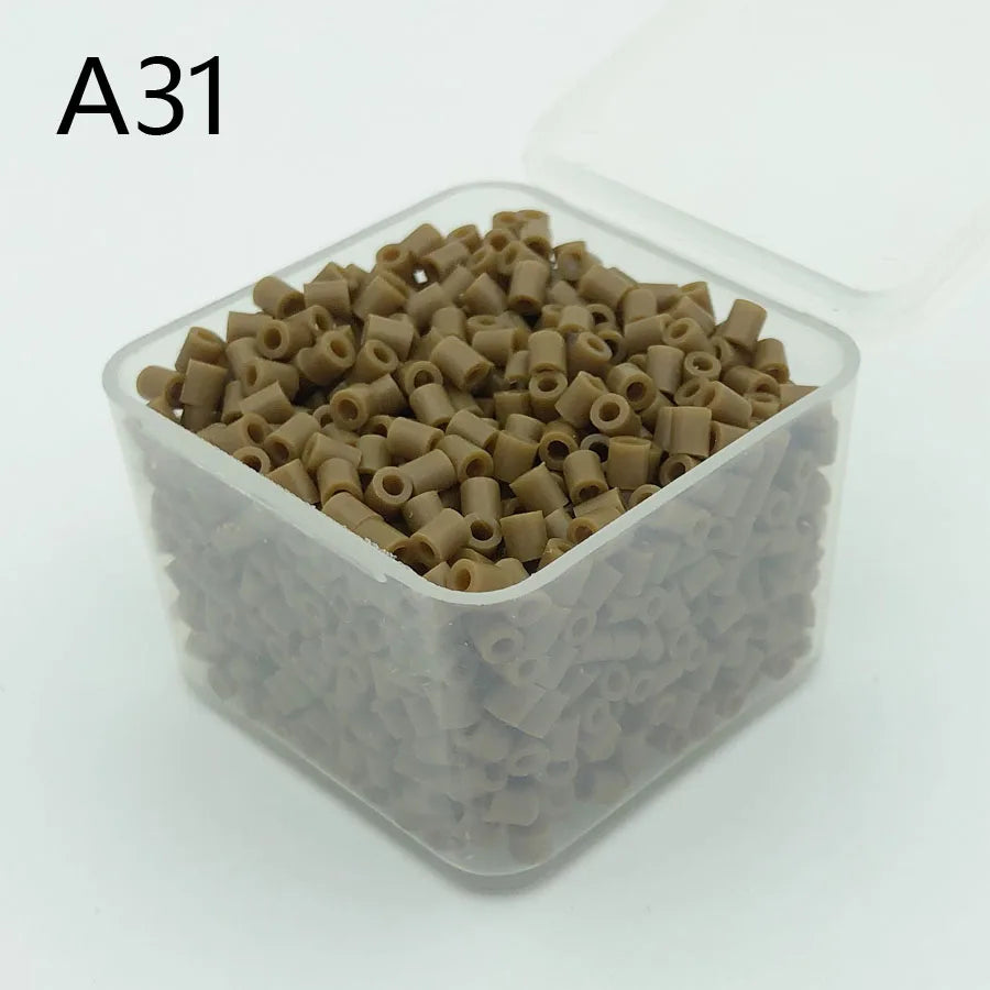 2.6mm Mini Beads/1200pcs/Box Packing Hama Beads Easy to Store For Kids Perler Iron Beads Fuse Handmade Gift Children Toy
