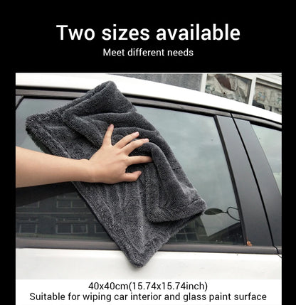 Microfiber Car Cleaning Towel 1200GSM Double-Sided Ultra Absorbent Car Wash Cleaning Cloth Soft Scratch Proof/Lint Washing Towel