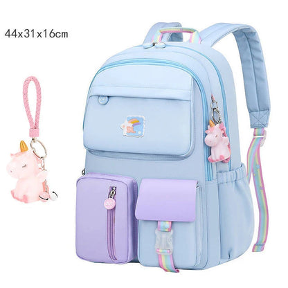 Cartoon Students Children Backpack Girls Schoolbag Lightweight 1-6 Grade School Bag Waterproof Kids Backpack Kawaii Backpack