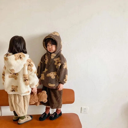 2021 Winter Children's Jacket Boy  Winter Kid's Clothing  Casual  Cashmere Coat Thickening Jackets Coat Kids Padded Jackets