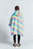 China Factory Oversized Winter Kids Wearable Hoodie Blanket Winter Custom Sherpa Hooded Blanket Kids Wearable Christmas Blanket