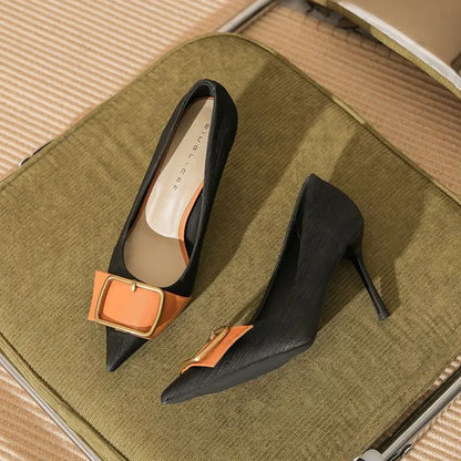 New Color 8CM Talon Haut 2024 Luxury Job Shoe Pump Designer Shoes Women Heels