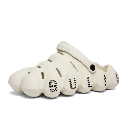 Logo Custom DIY Present Shoes Men's New Light Weight EVA Soft Clogs Garden Shoes Beach Outdoor Slippers for Men
