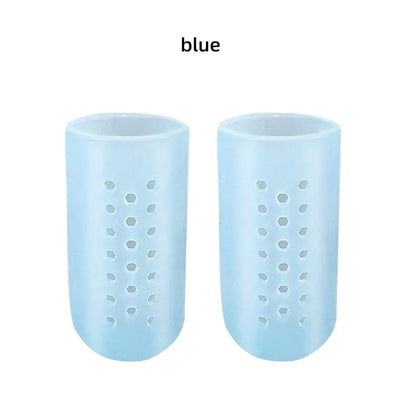 Toe Protector Breathable Gel Toe Cap Silicone Toe Cover Sleeves with Holes Provides Relief From Missing or Ingrown Toenails