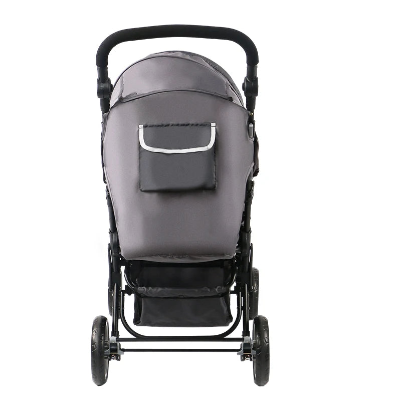 High Landscape Lightweight Linen Foldable New Style Double Seat Twins for 0-3 Years Baby Stroller 3 in 1