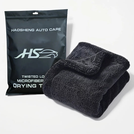 1200 GSM Microfiber Auto-Drying Towel Customizable Size Bulk Car Wash Detailing Accessories Woven for Cleaning Wholesale Ready