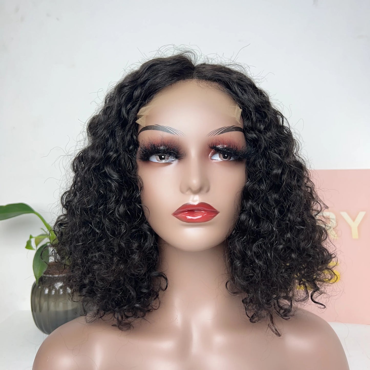 Factory Direct Sales Glueless Hair Wig Bob Wigs 5*5 Water Natural Virgin Hair Transparent Lace Wig Human Hair Glueless