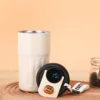 Portable Cups Temperature Display OEM ODM Logo Insulated Stainless Steel Thermos Vacuum Tumbler Coffee Smart Water Cup Mug