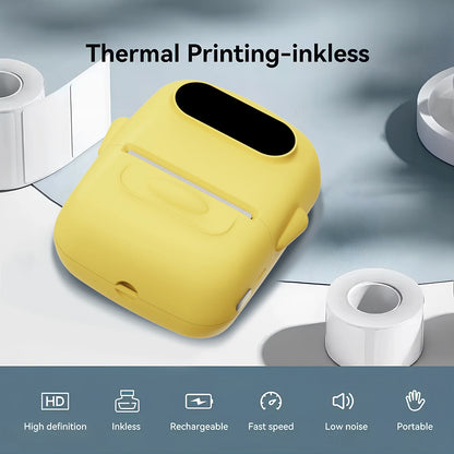 Marklife P50 58mm Thermal Receipt Sticker Barcode Mini Printer for Small Business Jewelry Perfect Christmas Present 57mm Stock