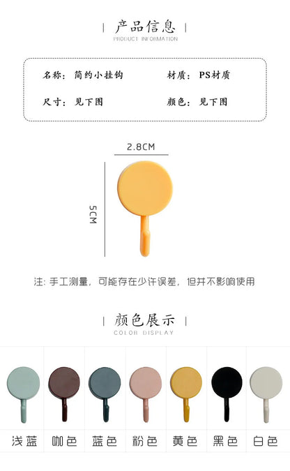 Hot Selling Magic Heavy Duty Plastic Adhesive Wall Hook Strong No Trace and No Hole Hook Modern Design Wholesale